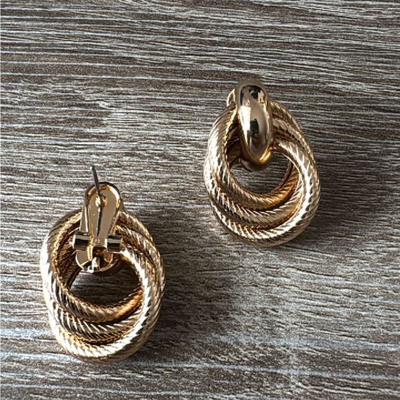 Trendy bohemian earrings A643 - Picture 3 of 4